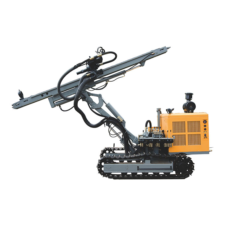 Crawler-monteret automatisk stangudskiftning DTH borerig