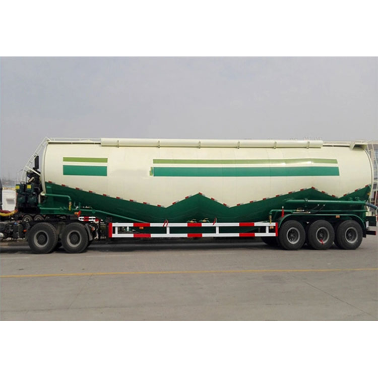 Tre aksler 100 CBM Bulk Cement Semi Trailer