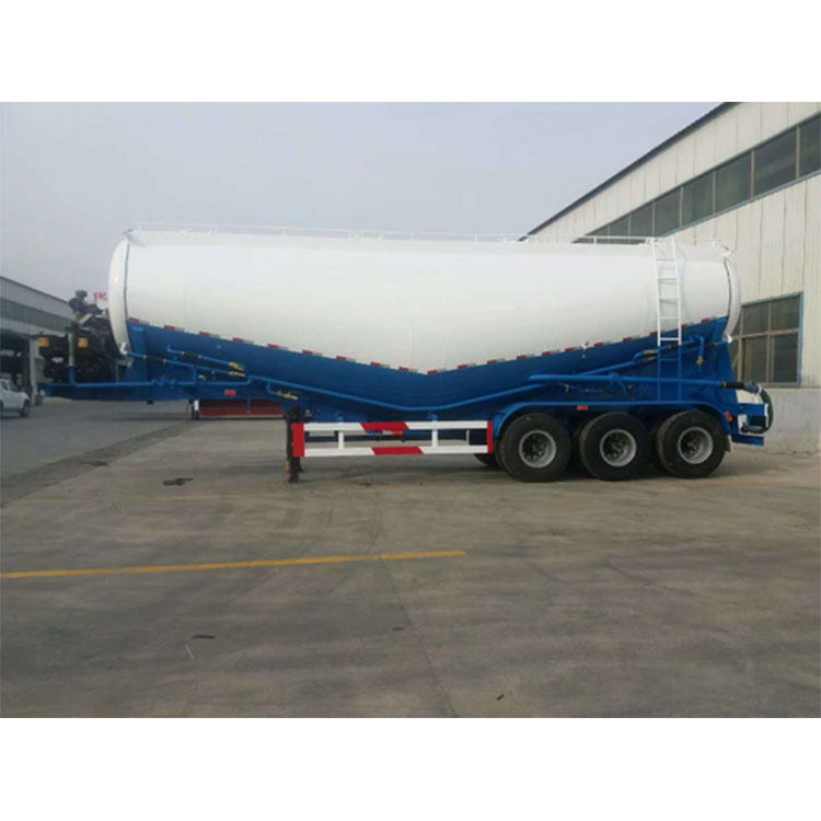 Tre aksler 60 CBM Bulk Cement Semi Trailer